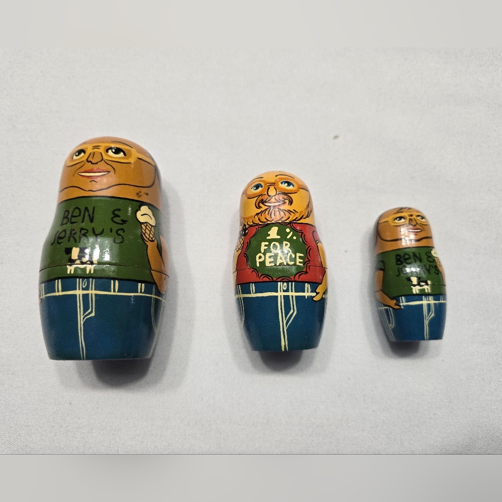 Ben & Jerry's Ice Cream Vermont's Finest Nesting Dolls